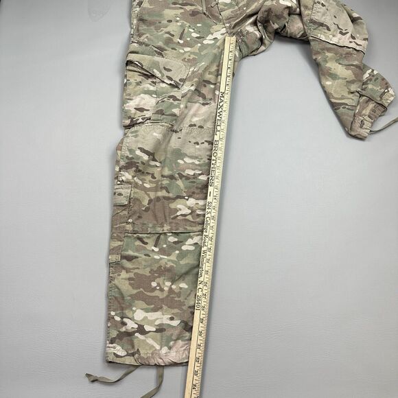 Vintage US Military Pants Mens Small 32x32 Camo Button Fly Flame Resistant - Picture 2 of 12